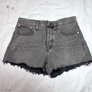 Madewell Women's Gray Denim Shorts